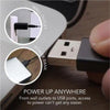 ^-USB MEGA SALE-^ - Sharper Image SBS2 USB Soft Blade Fan MEDIUM Walnut - Energy Smart (Save 15%)
